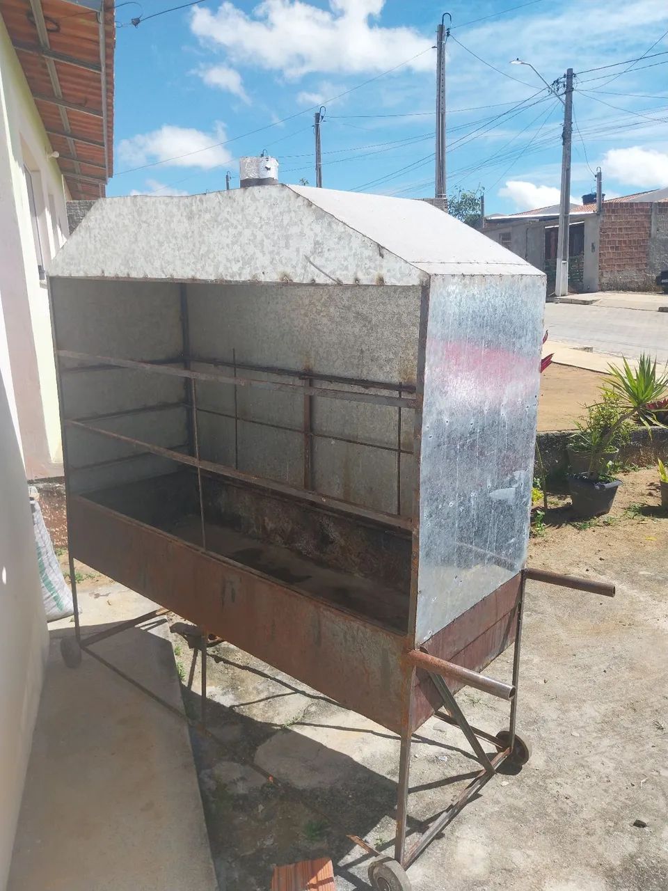 Churrasqueira de chapa profissional 