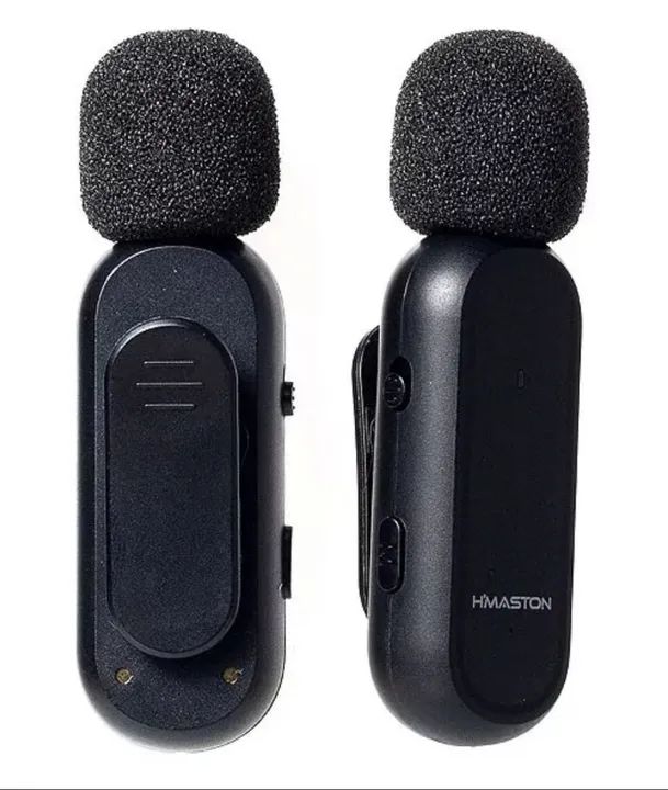 Microfone de Lapela Duplo sem Fio Tipo-C MKO8 - Áudio Profissional sem Ruídos - Foto 3