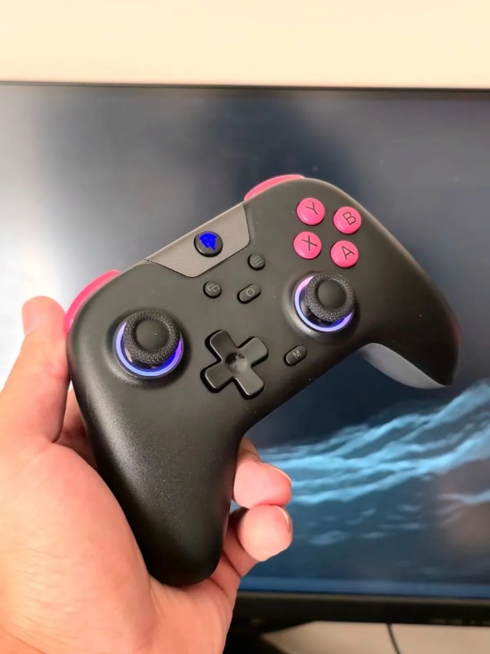 Controle Gamer EasySMX X05 Sem Fio - Bluetooth e USB - PC, Android e Nintendo Switch!