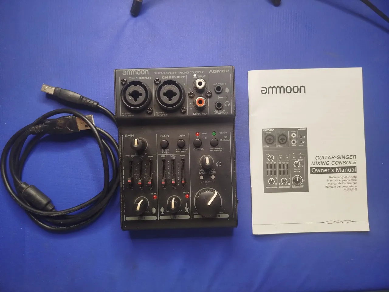Mesa de Som Ammoon AGM02 Guitar/Singer