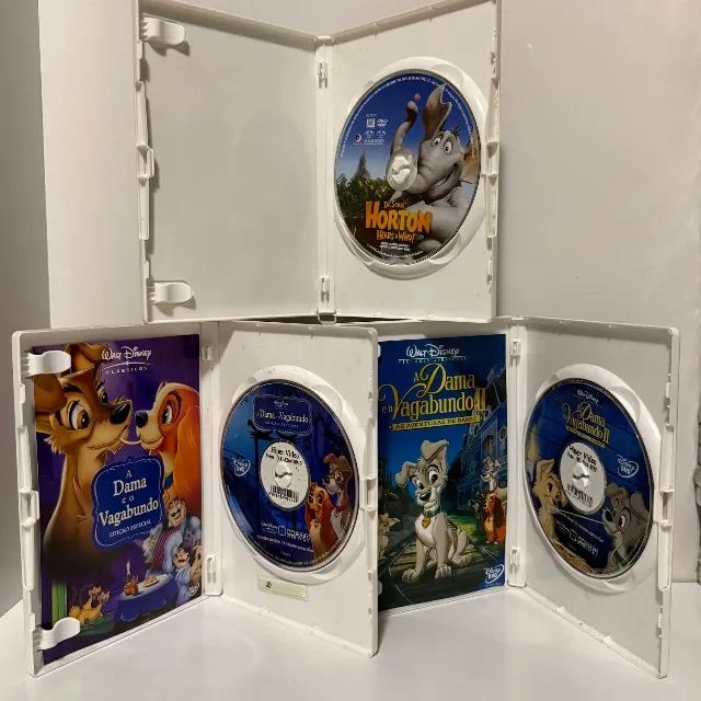 Lote com 3 DVDs Usados Infantis - Horton e mais - Foto 3