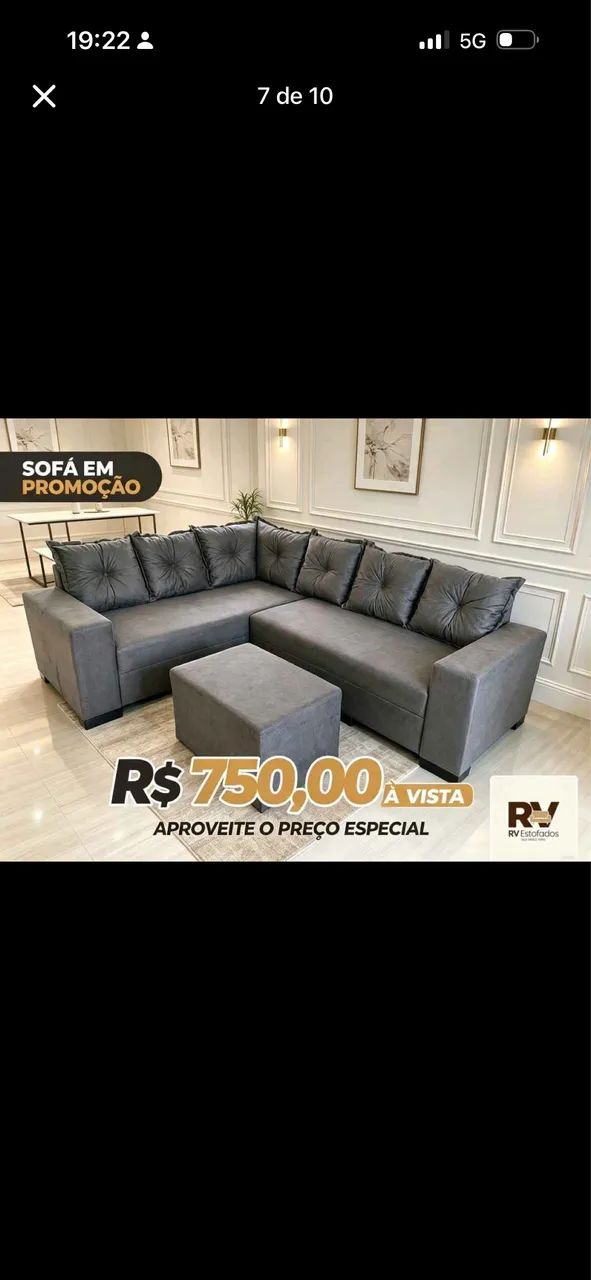 Sofá em promoção  - Foto 3