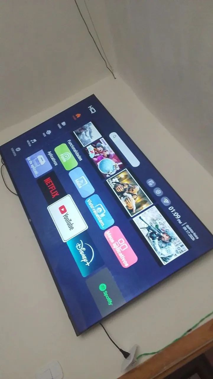 Tv smart 60 polegadas zerada top marca HQ top Android  - Foto 2