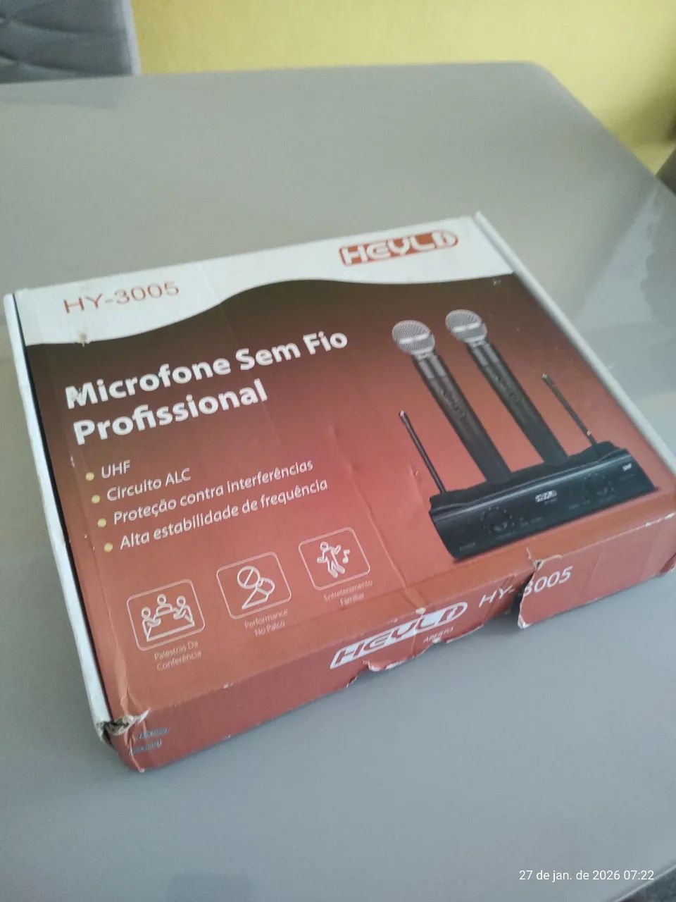 MICROFONE SEM FIO PROFISSIONAL  - Foto 2