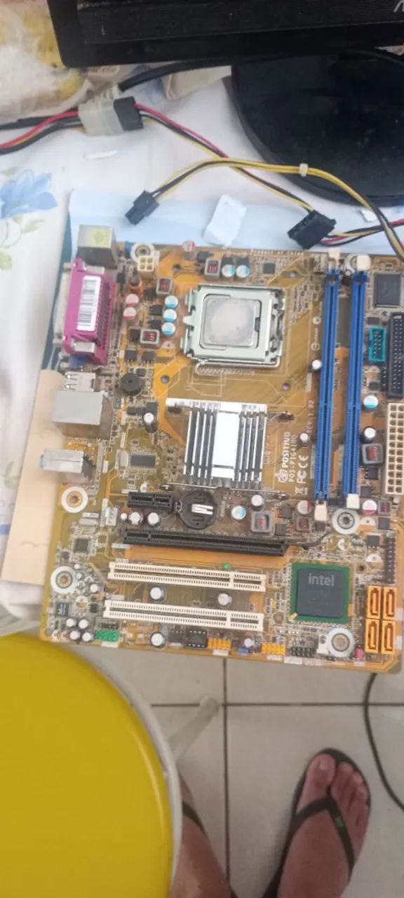 Placa mãe positivo Core 2 Duo E7500 