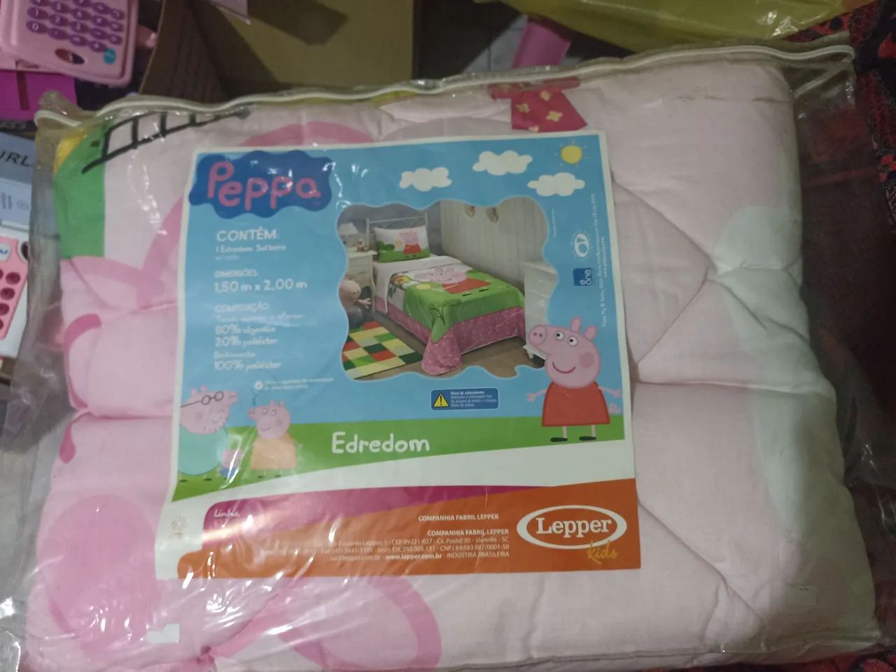 Colcha infantil da Peppa  - Foto 3