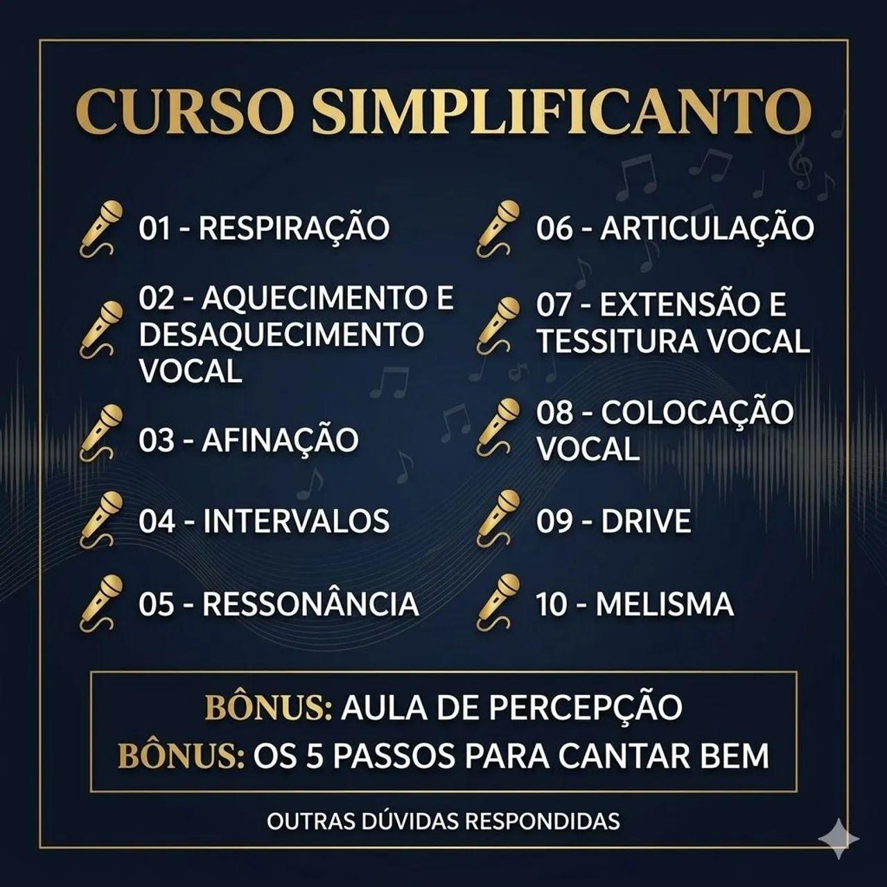 Curso online de técnica vocal 