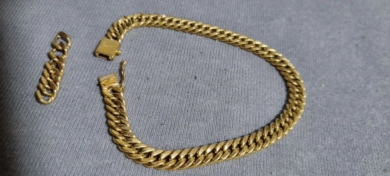 Pulseira de ouro 18k  750 - Foto 5