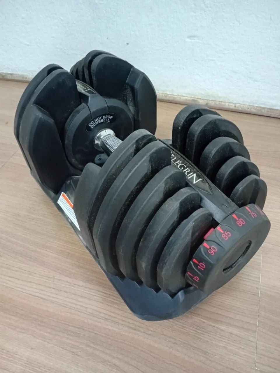 Haltere com Regulagem de Anilhas 40kg - Foto 3