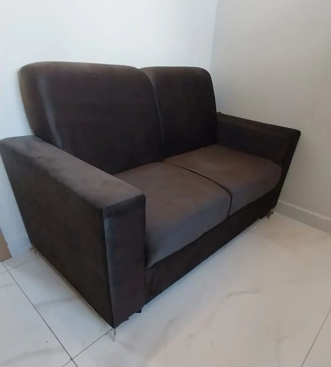 Sofá 2 Lugares Veludo Novo - Foto 3