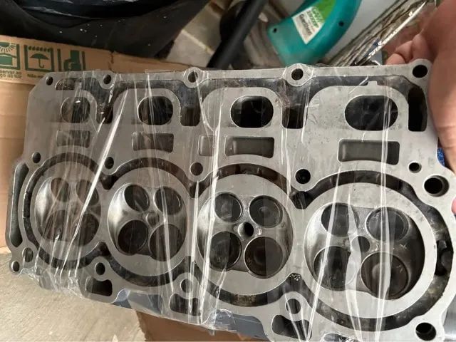 Cabeçote f90 yamaha motor de popa pronto pra uso e sem contato com água salgada.