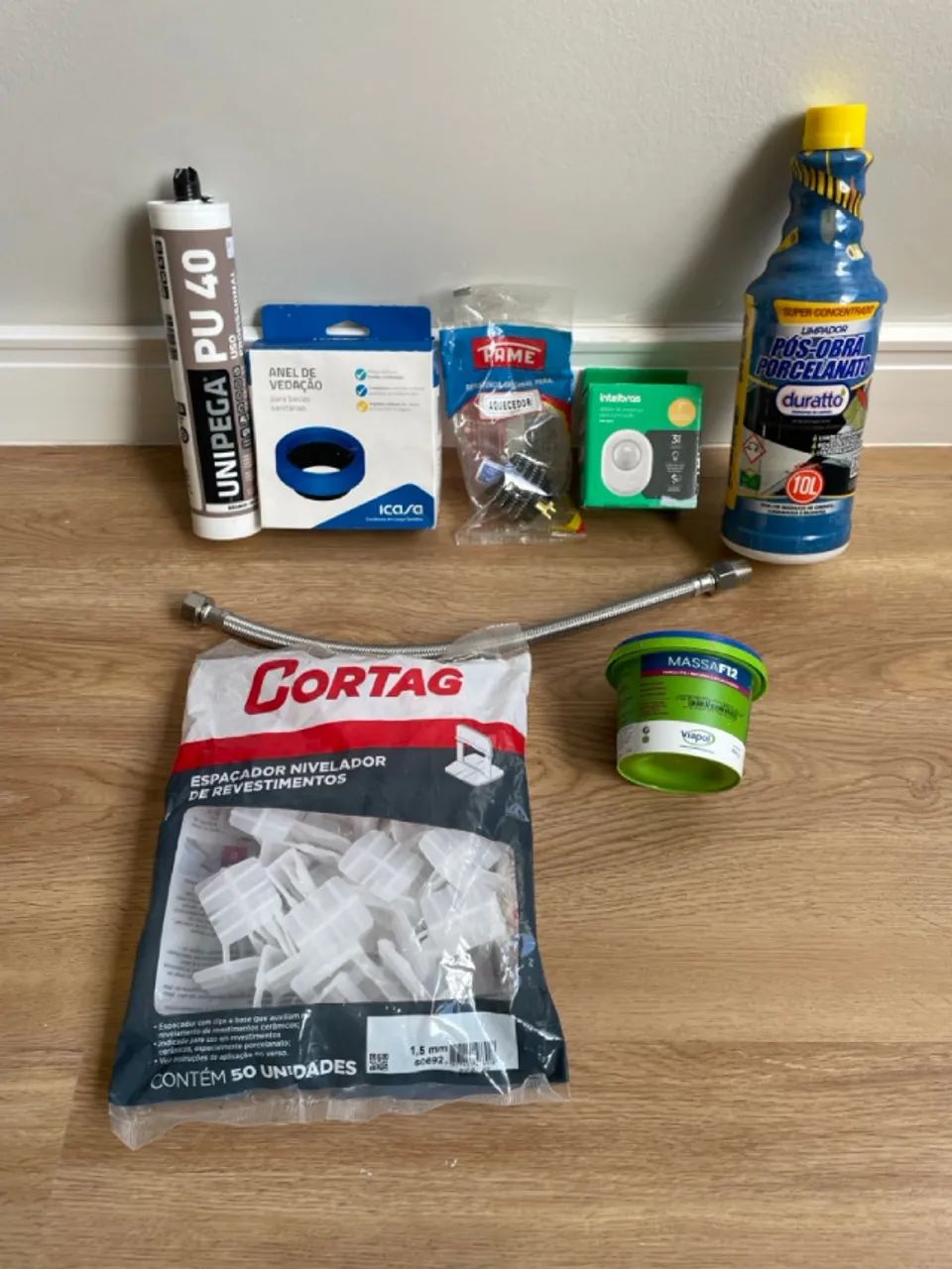 Kit Obra - Materiais que sobraram na reforma - Leia a descrição para a lista completa