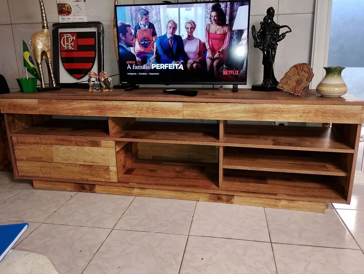 Rack amadeirado/ MDF - Foto 3