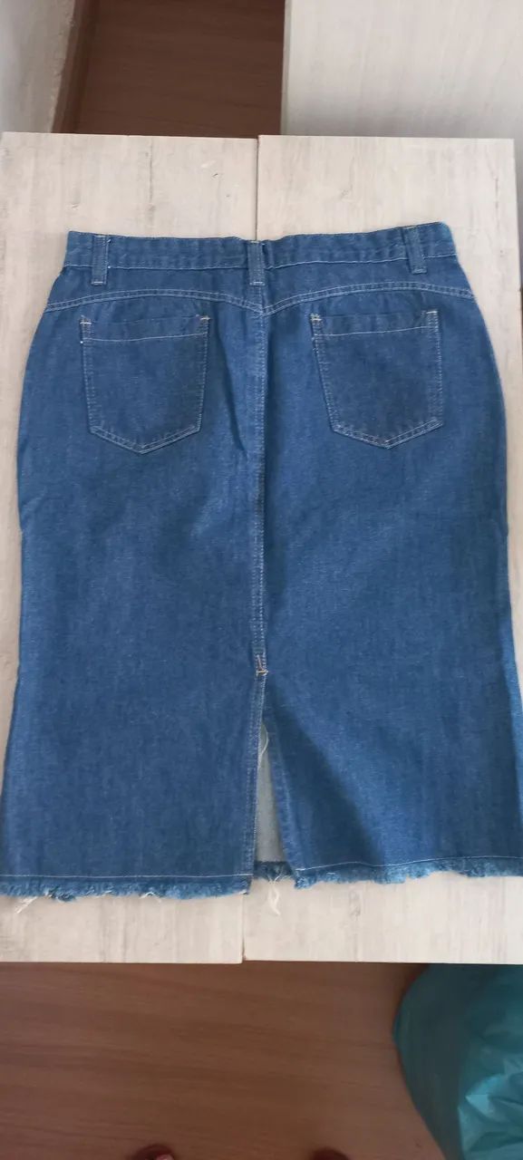 Duas saias jeans tam GG novas - Foto 2