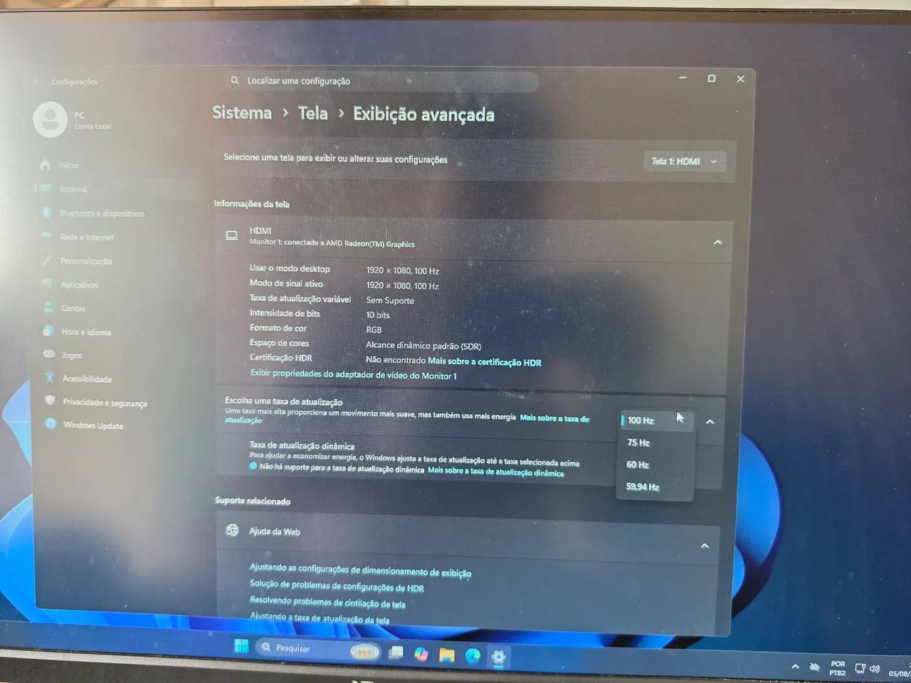 Monitor 24 polegadas full HD 100hz - Foto 2
