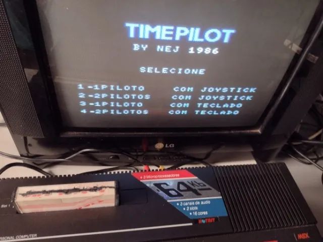 Time Pilot - Cartucho Funcionando Com Desgastes Para Msx ( - Foto 4