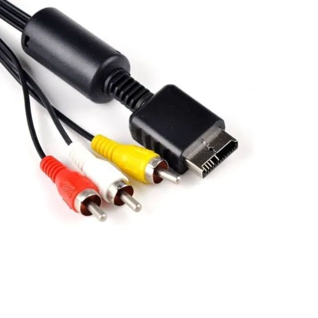 Cabo de Áudio e Vídeo AV RCA para Consola PlayStation 2 / PS2 / PS3 - Foto 4