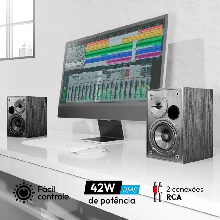 Monitor de Áudio 42W RMS R1100 Bivolt EDIFIER - Foto 2