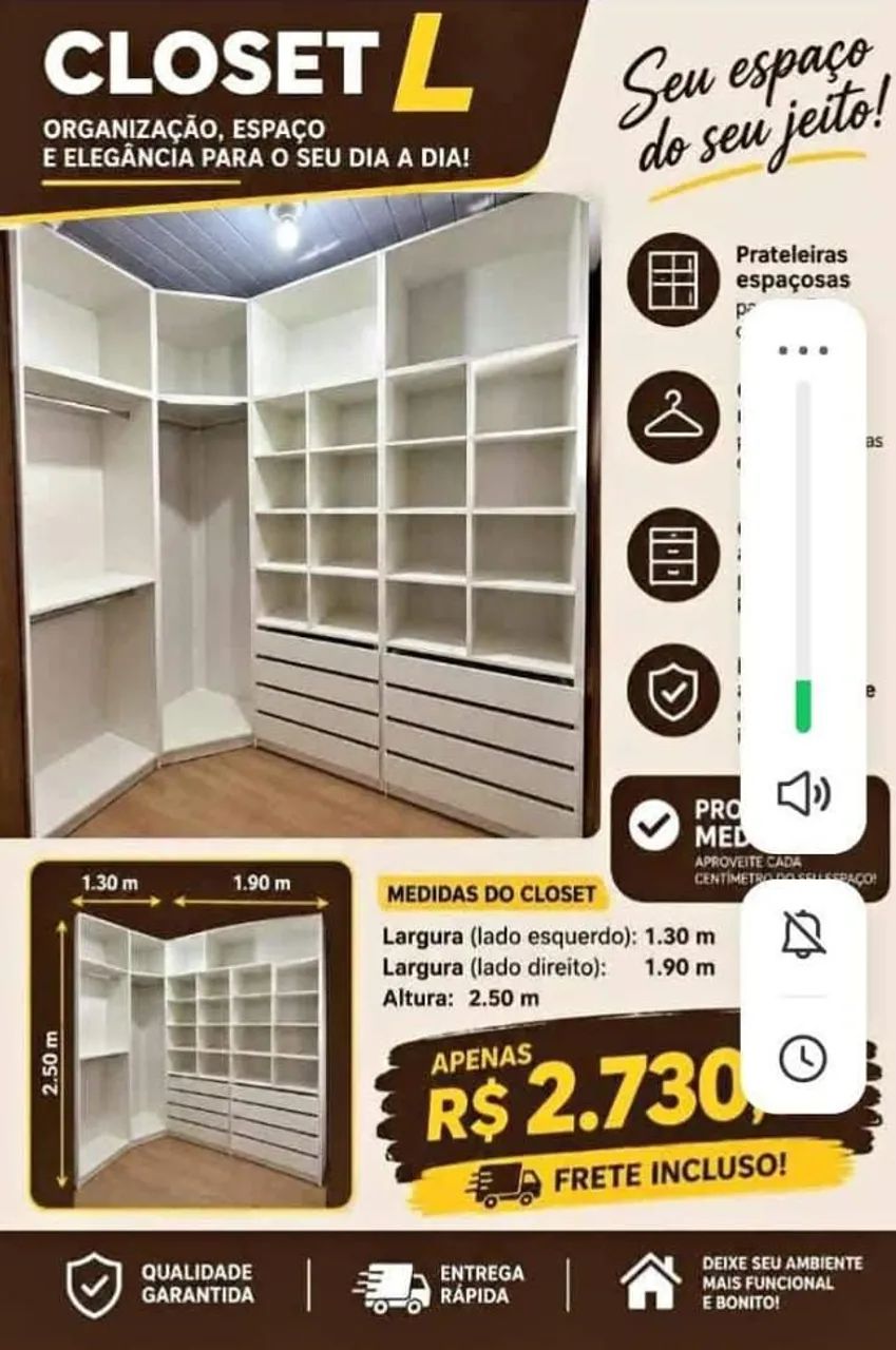 Closet em MDF direto de fábrica!  - Foto 5