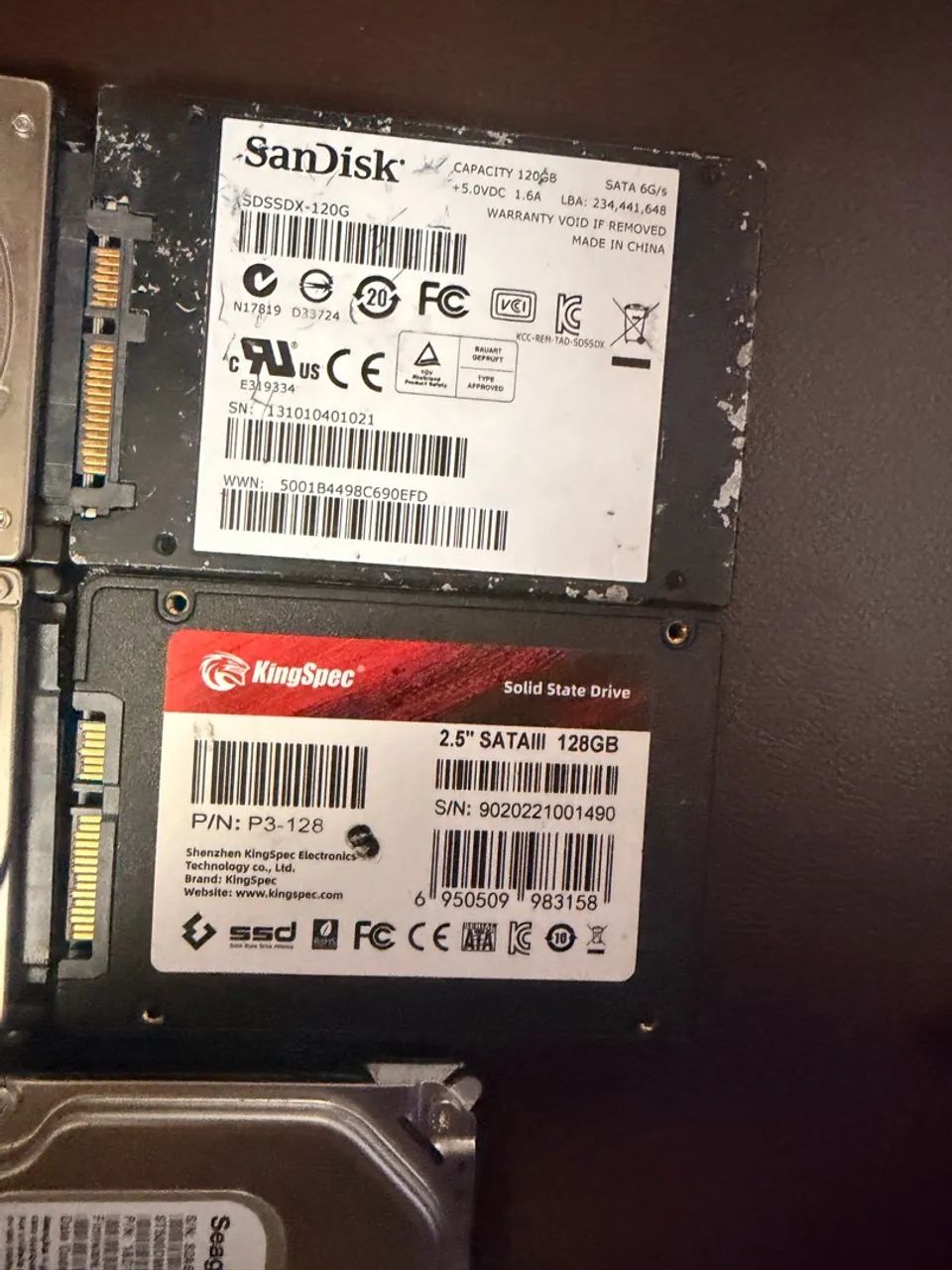 3 HD+ 2 SSD COM DEFEITO  - Foto 2