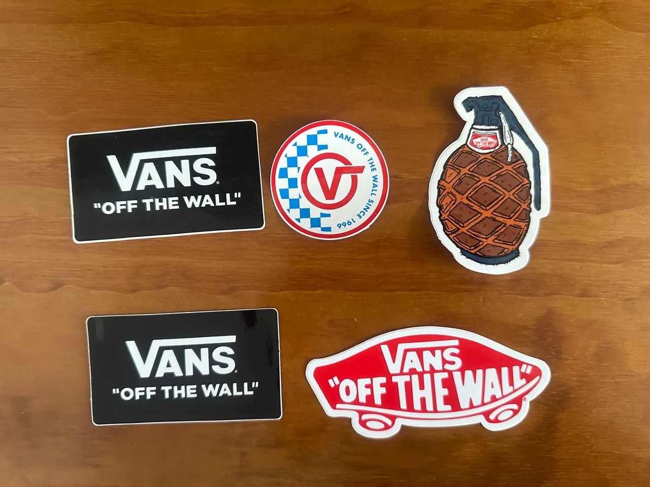 Adesivos originais Vans! 