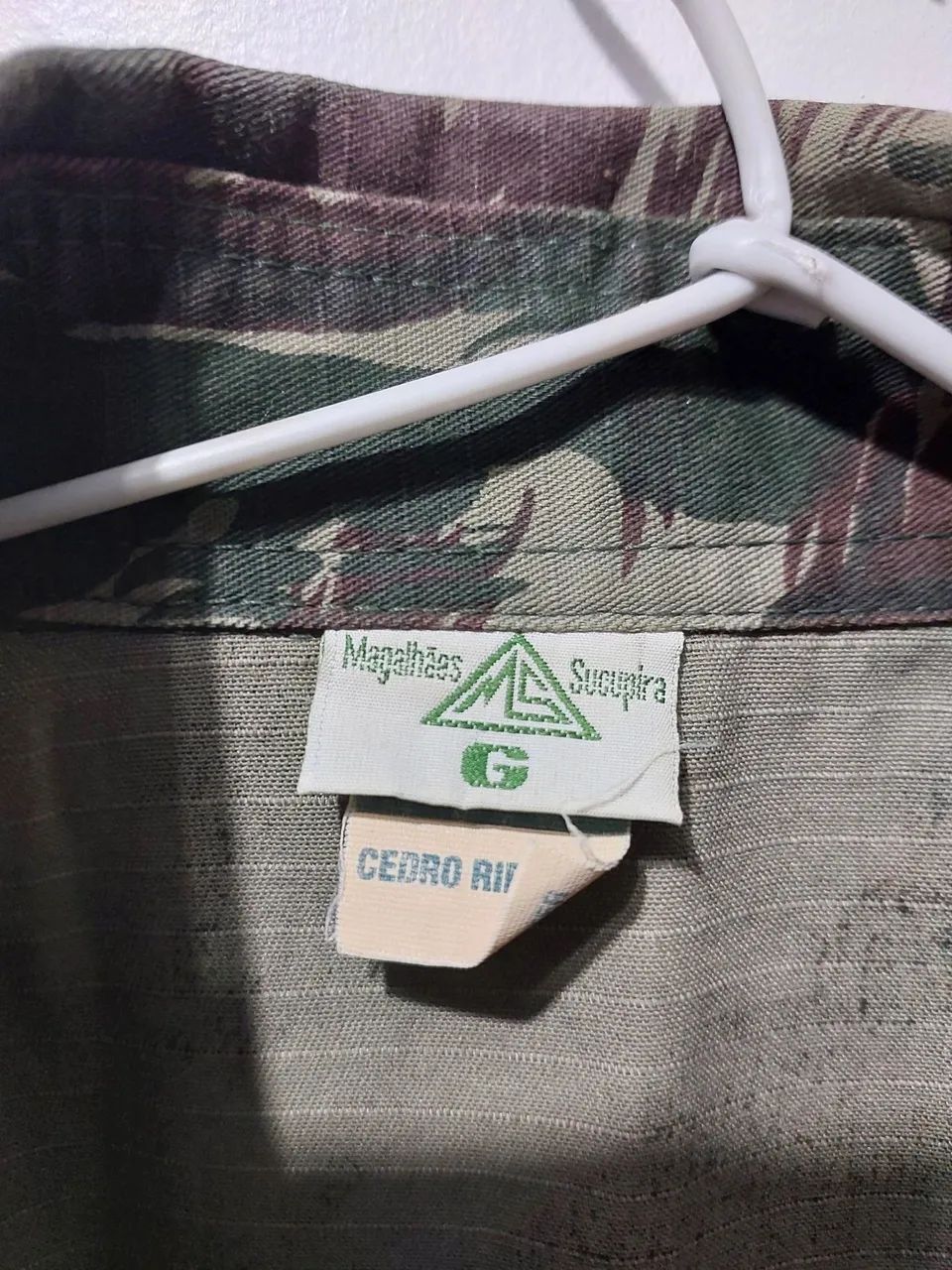 Jaqueta e calça camuflada - tamanho G. - Foto 2