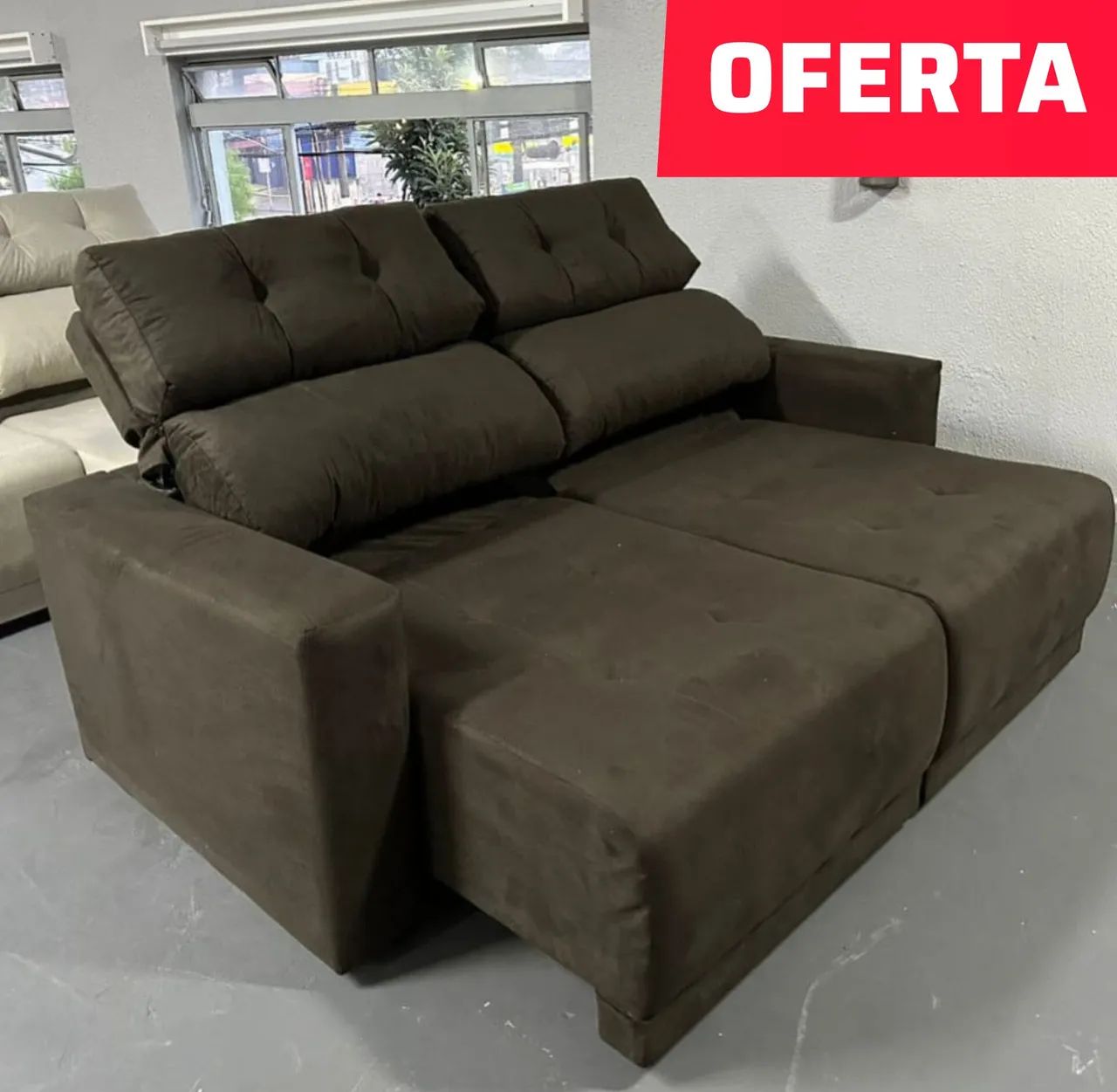 OFERTA É AQUI!!! SOFÁ RETRÁTIL E RECLINÁVEL DE FÁBRICA (PASSE O CEP)