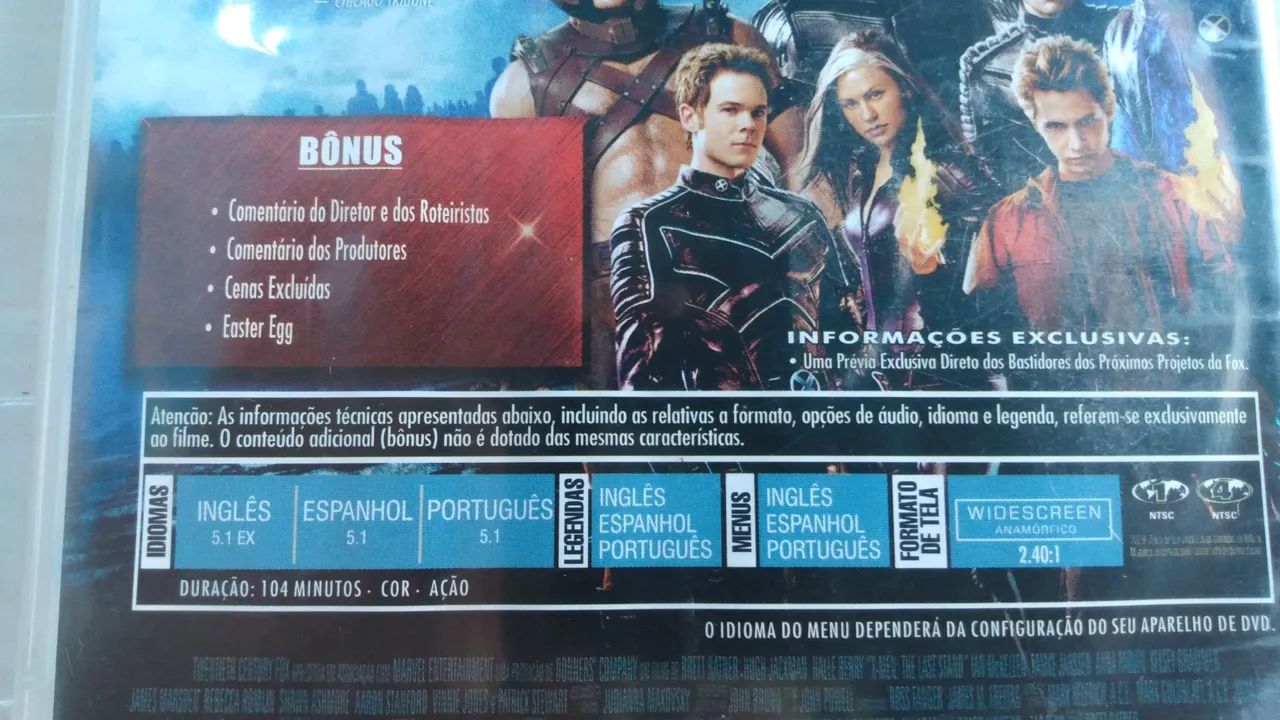 DVD original X-Men 3 ótimo estado.  - Foto 4