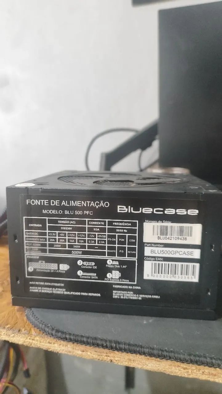 FONTE PFC 500W 