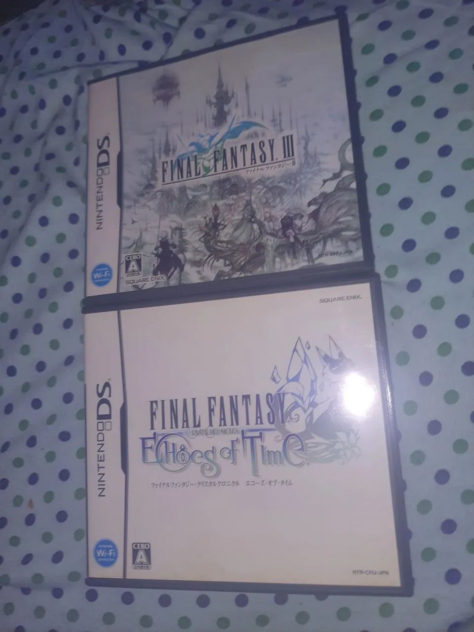 Coletânea final fantasy III 3 e final fantasi echoes of time para