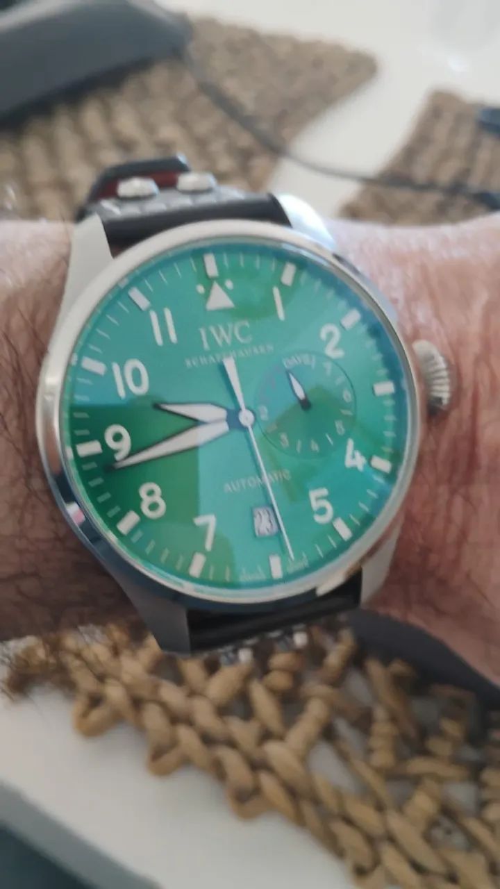 IWC Relógio automático masculino luxo aviador