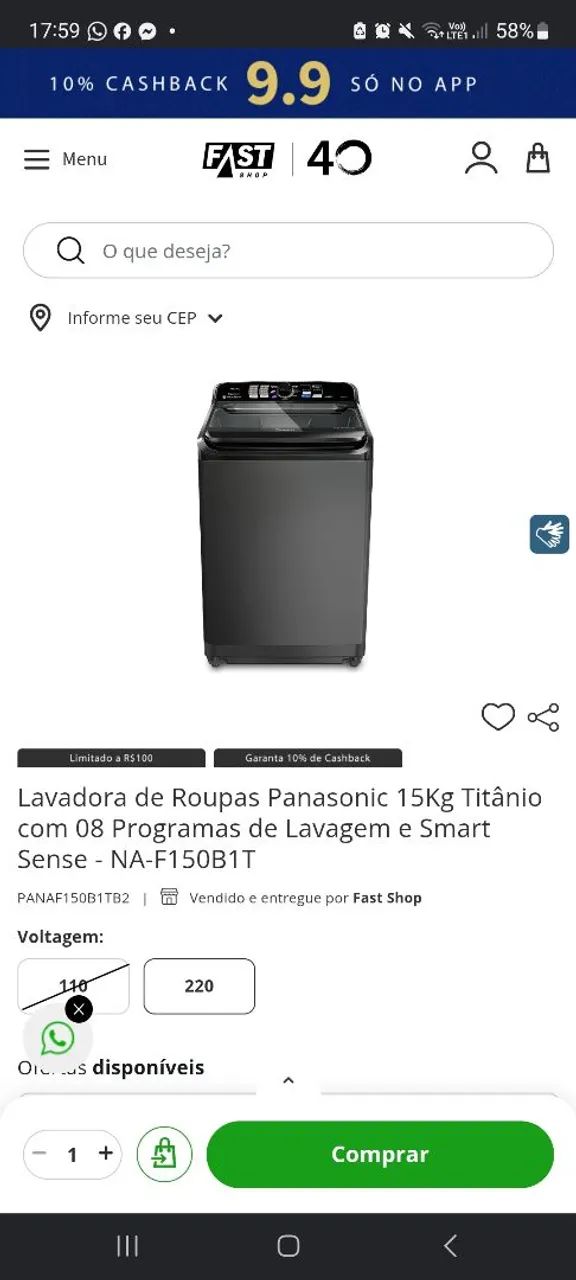 Maquina de Lavar Panasonic 12kg - Foto 2