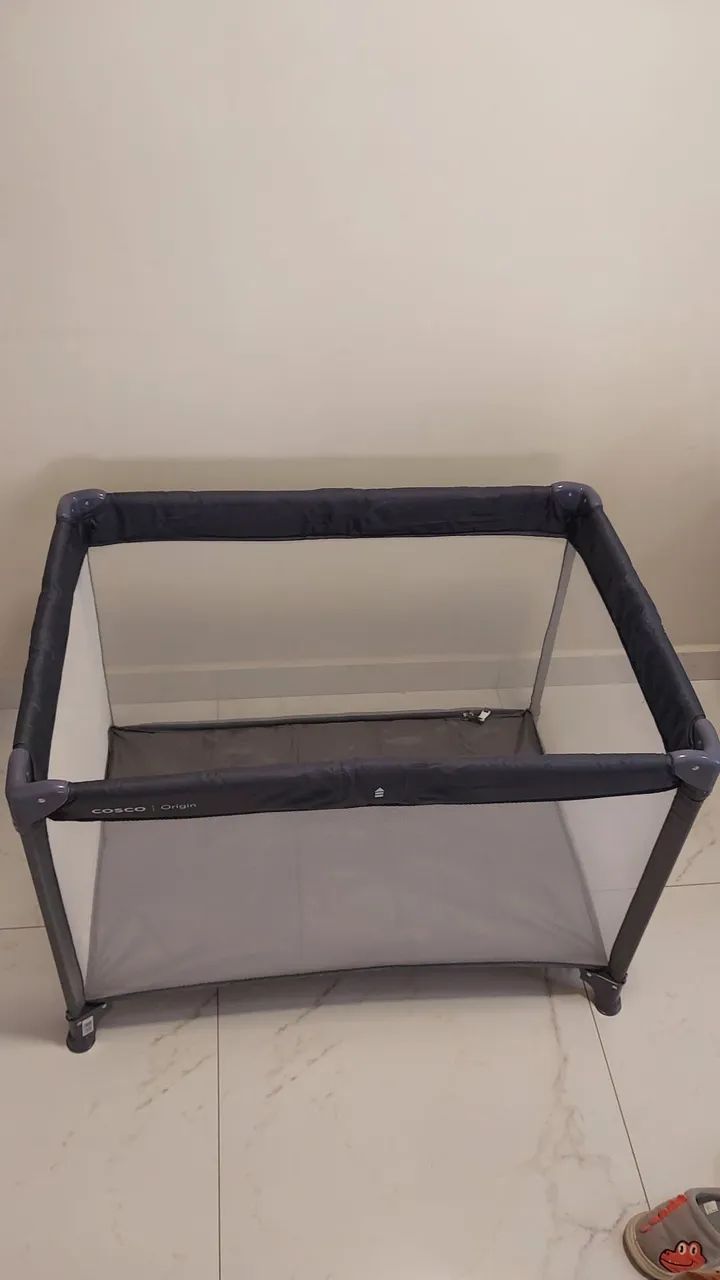 Berço Portátil Origin Cinza - Cosco - Foto 3