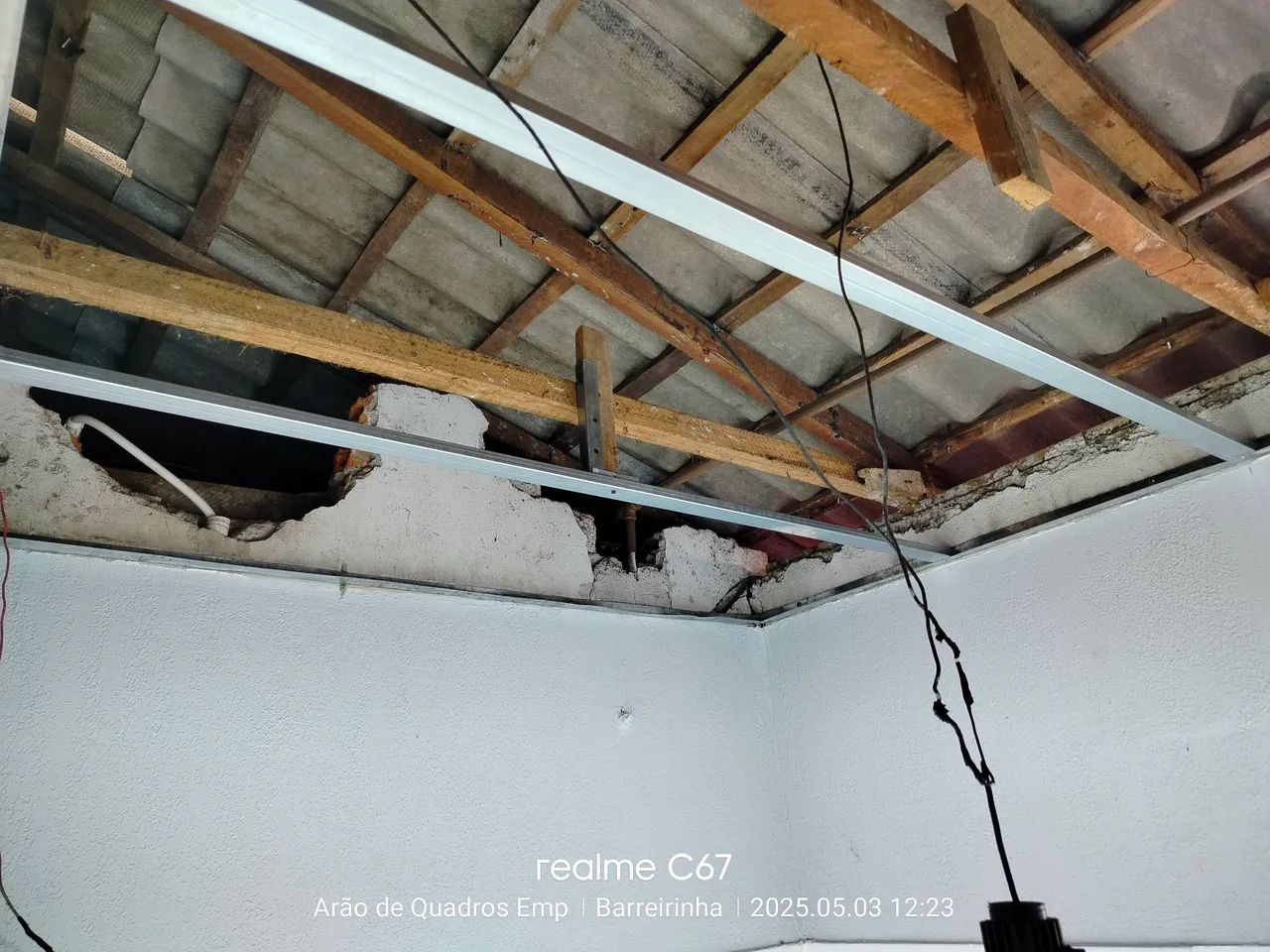 Forro em drywall 