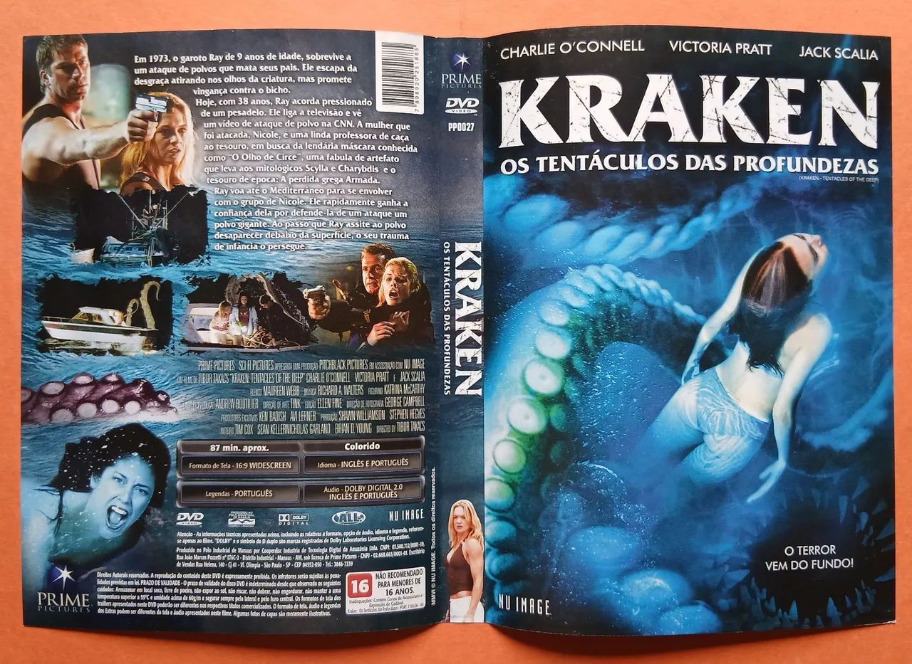 Dvd Kraken - Os Tentáculos das Profundezas  - Foto 4