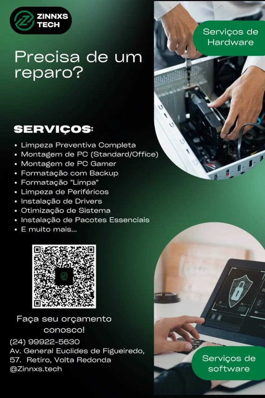 Assistência Técnica - Zinnxs Tech