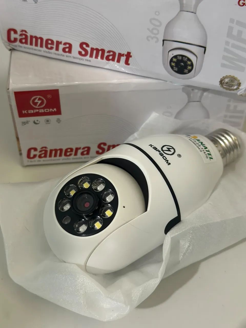 Câmera Smart Kapbom G4-5 360° Wi-Fi - Foto 2