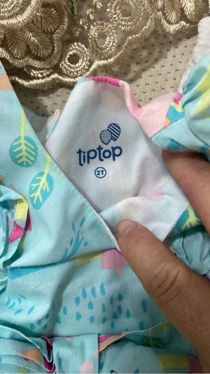 Vestido bebê 1/2 anos 