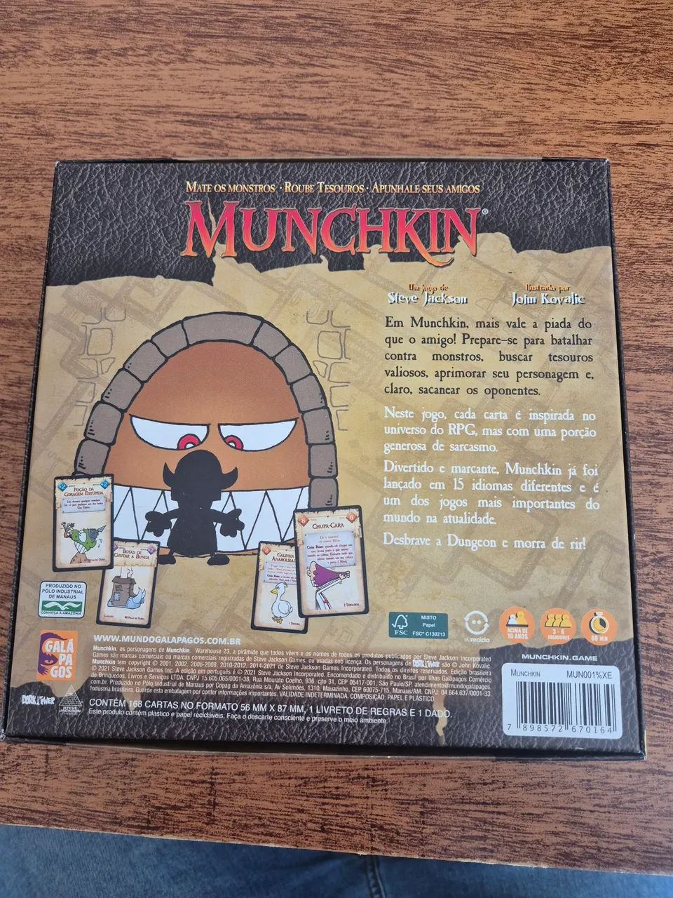 Munchkin (jogo de cartas) completo e em português - Foto 4