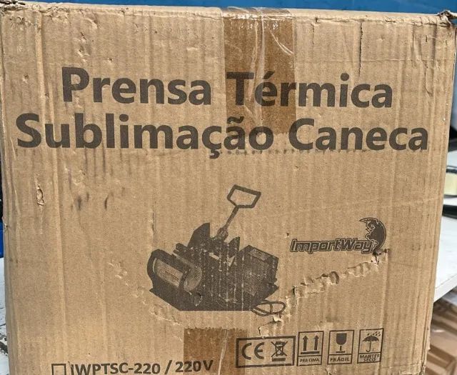 Prensa Sublimadora Caneca Cilíndrica IWPTSC 110V - 127V - Foto 5