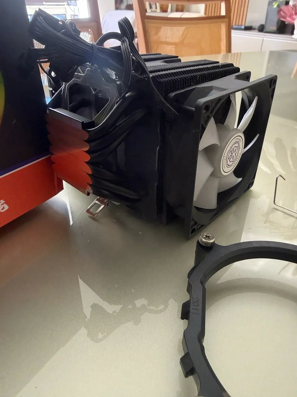 SUPER CPU COOLER SNOWMAN BM6000 6 HEATPIPES 2 FANS