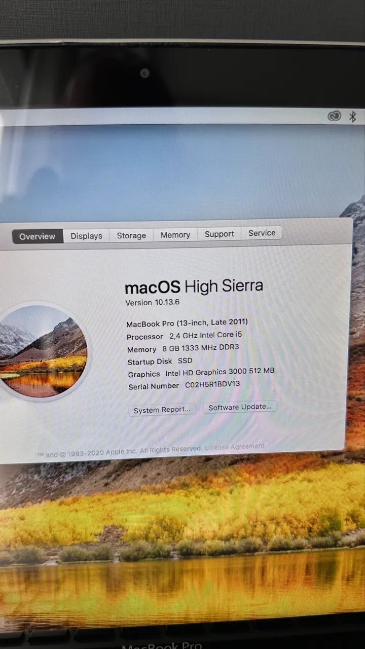MacBook Pro 13 2011 8gb SSD 256gb + HD 520gb - Notebooks - Portão
