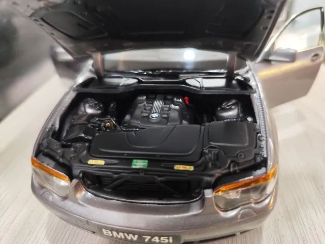 1/18 京商  7 Series 745i（E65） ディーラー購入 Miniatura BMW 745i E65 Chumbo 1/18 Kyosho Die-Cast Rara - Hobbies
