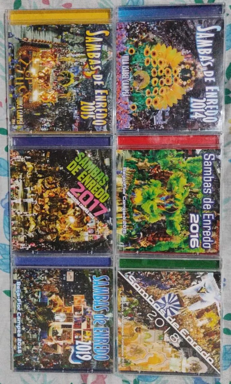 Cds de samba enredo originais