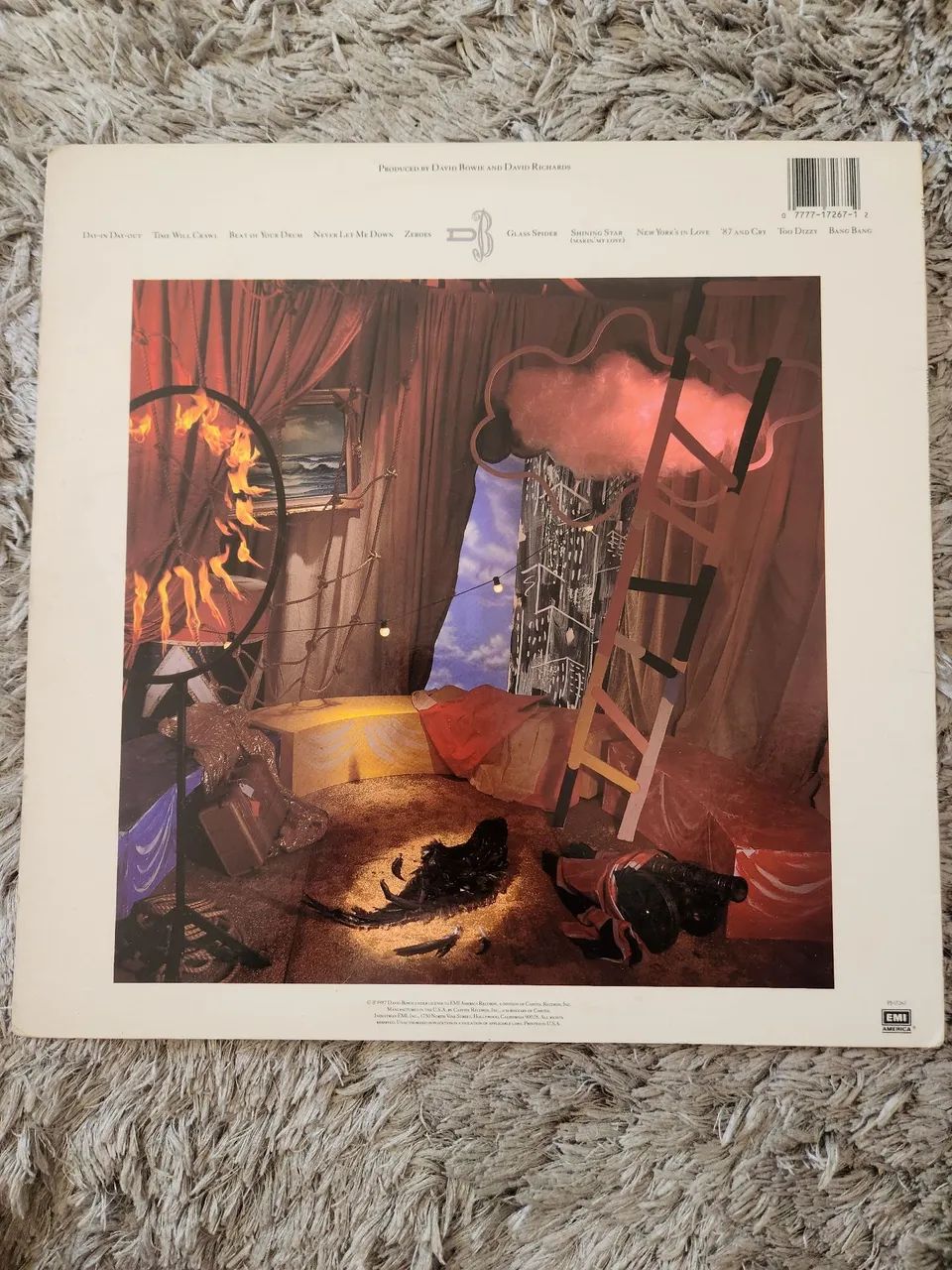 Disco LP David Bowie - Never Letícia Me Down - Foto 2