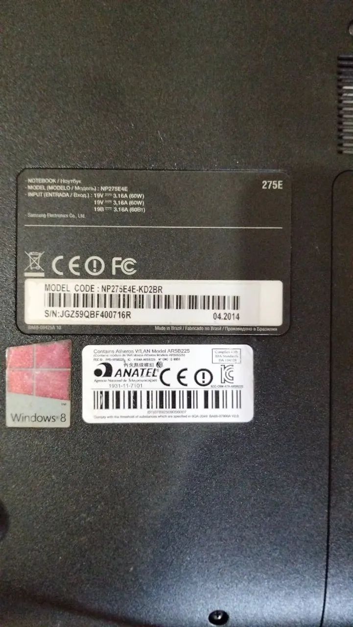 Notebook Samsung 4 gb RAM 460 gb  - Foto 4