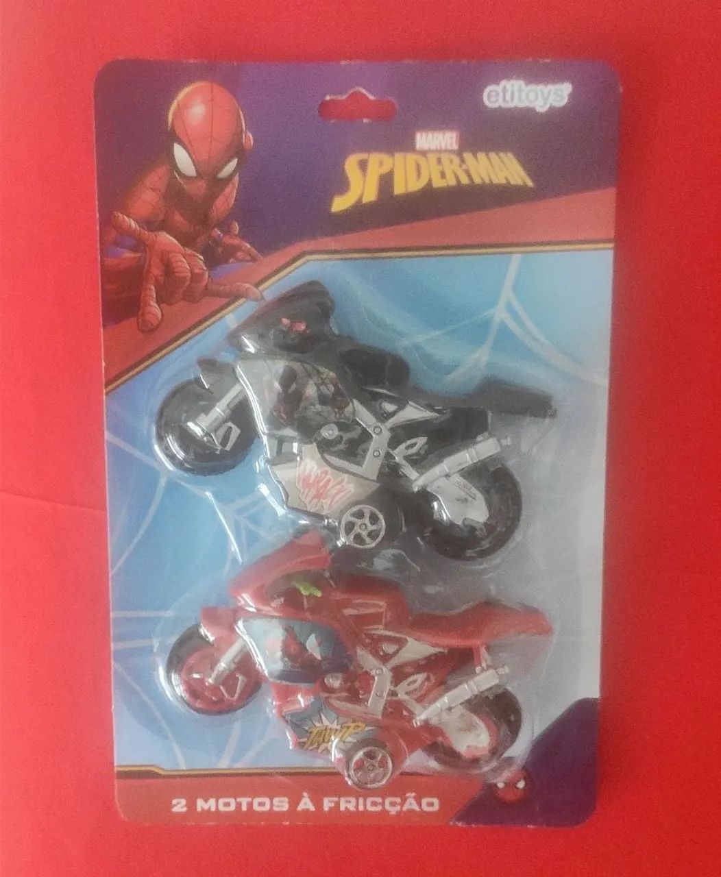 Kit 2 motos homem aranha 