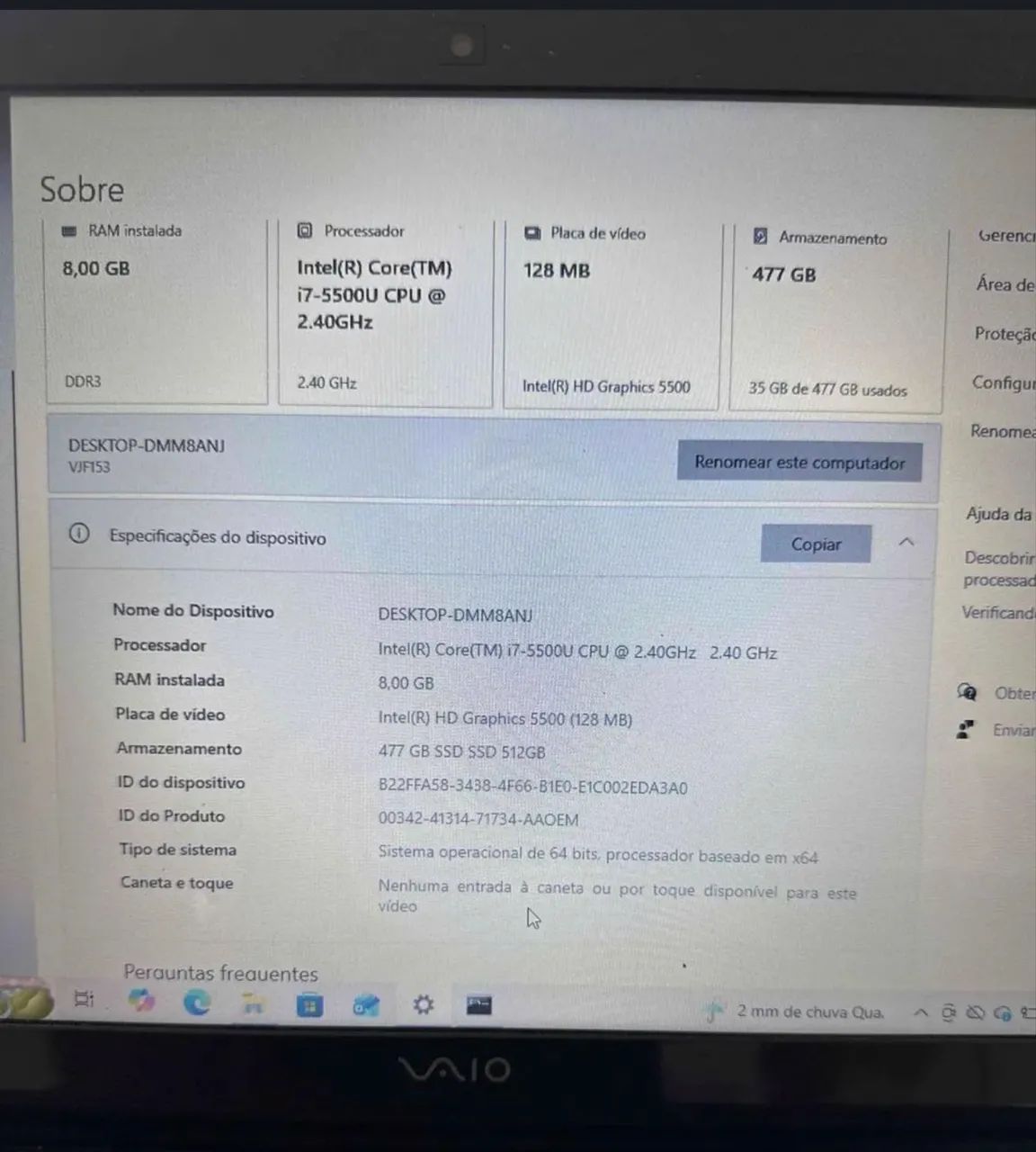 Notebook Waio I7 - Foto 4