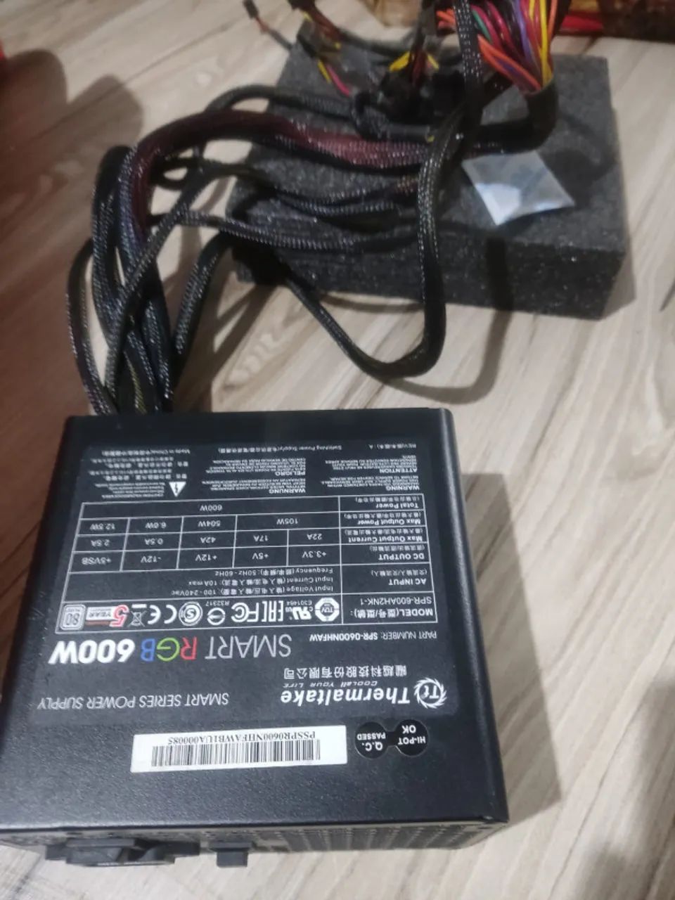 Fonte Thermaltake Smart RGB 600w - Foto 3