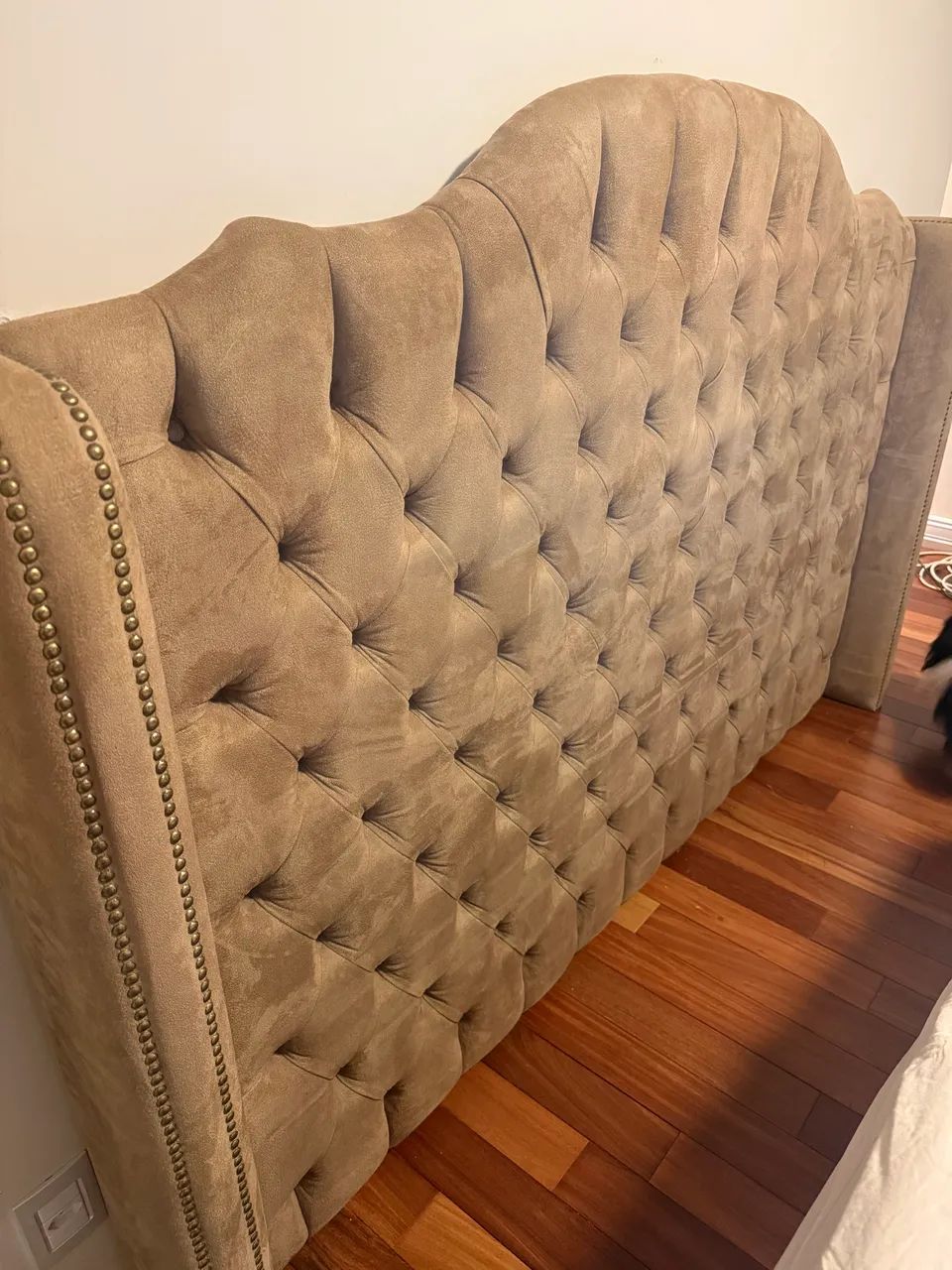 Cabeceira Cama King Size Estofada Capitonê - Excelente Estado